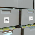 Outus 200 Pack 4.13 x 4.13 Inch Self Adhesive Label Pockets Bin Labels - Image 6