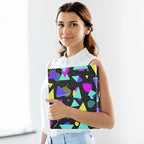 Retro 80s 90s Neon Colors (4) Round Ring Binders 1.5 Inch 3 Ring Binder with Clipboard Holds 200 Sheets Office Home School - Image 6