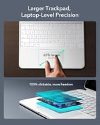 ESR for iPad Pro 13" Case with Keyboard (M5/M4, 2025/2024), Magnetic Detachable Keyboard, Portrait/Landscape Modes, Large Click-Anywhere Trackpad, Backlit Keys, Shift Series, White - Image 6