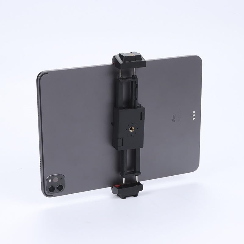 Kado Metal Portable Monitor Stand Tripod, Phone/Tablet Clamp for Desk - Image 4