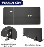 Desk Privacy Panel Sound Absorbing & Proof Desk Divider for Office - Image 6