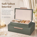 Decorative Box, Decorative Boxes with Lids 2-Set, Memory Box for Keepsakes - Image 2