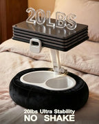 Miledi Tablet Pillow Stand for Bed with 360° Rotating Holder, Black - Image 6