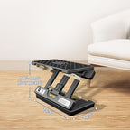 Foldable Foot Rest, Computer Foot Rest Under Desk, 12Modes Adjustable Ergonomic for Office, Loading Capacity 80 pounds, Removable EVA Cushion, All-Season(Black) - Image 5