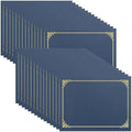 SUNEE Certificate Holders(Navy Blue, 30 Packs), Diploma Covers Gold Foil Border, for Letter Size 8.5x11 Certificates, Cardstock, Document Papers by SUNEE