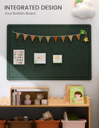 Fluxynara 35.4" x 23.6" Bulletin Board, Pine Green - Image 6