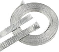 Tinned Copper Metal Braid Sleeving Wire Shielding 1/2inch-22ft by BuyUneed
