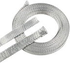 Tinned Copper Metal Braid Sleeving Wire Shielding 1/2inch-22ft by BuyUneed