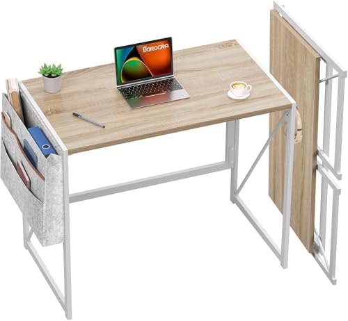 31.5" Folding Computer Desk with Headphone Hook & Storage Bag by Unknown