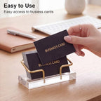 Novabright 6 Pack Acrylic Business Card Holder for Desk - Image 7