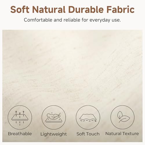 StorageWorks Closet Storage Bins, Beige (Cotton-Linen), Large, 3-Pack - Image 4