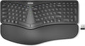 Arteck Split Ergonomic Keyboard with Palm Rest, 2.4G USB Wireless Keyboard by ARTECK