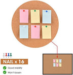 Cork Board Bulletin Board 20 x 30, Black Aluminium Framed Corkboard, Office Board for Wall Cork, Large Wall Mounted Notice Pin Board with 16 Push Pins for School, Home & Office - Image 5