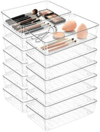 14Pack Desk Clear Drawer Organizers 6"*9" for Vanity, Bathroom, Office by VEXTHYXOfficial