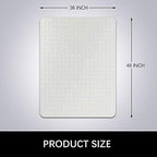 Kuyal Desk Chair Mat for Carpet, 36'' x 48'' Rectangle - Image 7