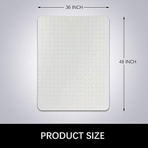 Kuyal Desk Chair Mat for Carpet, 36'' x 48'' Rectangle - Image 7