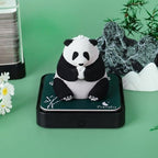 3D Calendar 2027, Desk Time Piece Calendar 2027,Tear-Away 3D Paper Art Notepad w LED Lights,Creative 3D Memo Artsy Pad Calendars, DIY Paper Carving Gift (Panda-A) - Image 2
