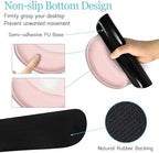 LIMKRIAN Pink Desk Mat Set, Mouse Pad with Wrist Rest & Keyboard Support - Image 5