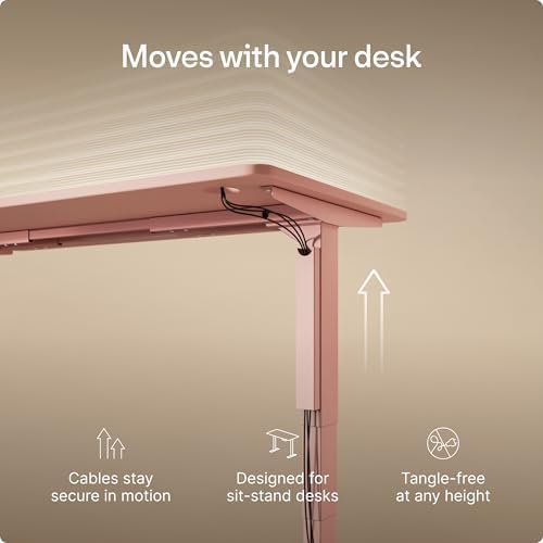 Desktronic Magnetic Cable Management Tray — No Drill Under Desk Cord Organizer, Holds 10 Cables, Reinforced Steel Cable Holder for Home Office, Gaming Setup & Sit-Stand Desks - Image 6