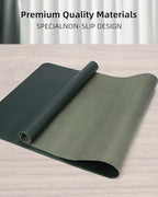 Large Desk Mat 55"x17" - Premium Non-Slip Desk Pad, Waterproof and Scratch-Resistant Office Desk Protector, Large Desk pad Workspace Mat for Home and Office(Dark Green) - Image 2