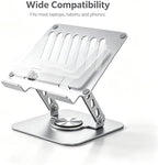 Laptop Stand with 360° Rotating Heavy Base, Foldable Adjustable - Image 5