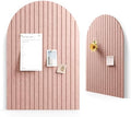 Large Arched Felt Bulletin Board 35.4''×23.6'', Pink by FLUXYNARA