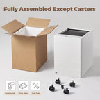 Approgreent Fully Assembled 3 Drawer File Cabinets for Home Office - Image 4
