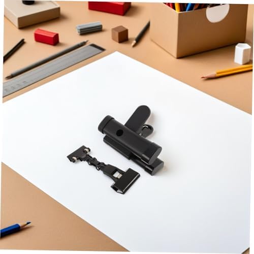 PRETYZOOM 360° Rotatable Easel Brush Holder Clip and Paper Document Copy Holder for Artists and Typists, Flexible Paint Brush Organizer with Double-head Clamp for Art Studio and Office Use - Image 5