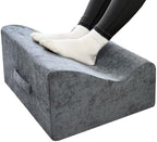 Large Foot Rest for Under Desk at Work, Footrest with Washable Cover for Office,Multifunctional Home Footrest,Dark Gray+AA by Officechairscarseatcushio
