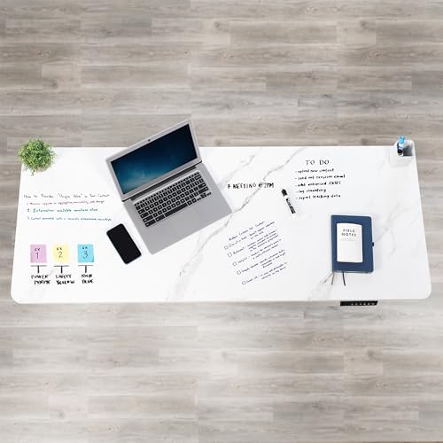VIVO Marble Dry Erase 60 x 24 inch Solid Table Top, DESK-TOP60WM - Image 2