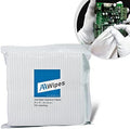 AAWipes ESD-Safe Wipes (9"x9", 100 pcs) - Lint-Free Cleanroom Cloth Wipers, Polyester-Carbon Blend (CE16009) by AAWipes