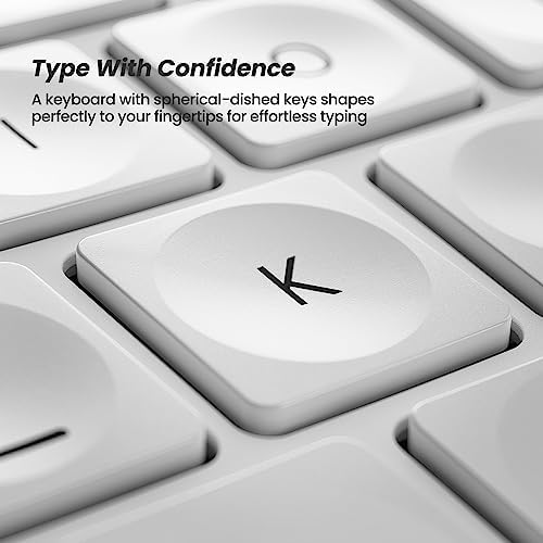 Nulea RT05 Wireless Ergonomic Keyboard, Split Keyboard with Wrist Rest, USB-C Charging, 7-Color Backlight, Natural Typing, Bluetooth and USB Connectivity, Compatible with Windows,Mac - Image 4