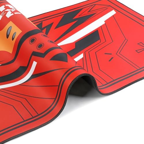 Mouse pad - Evangelion Unit-02 Inspired Dynamic Mecha Design, Large 35.4"x15.7" Anime Sci-Fi Gaming Mat - Image 4