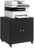 23.6" H Metal Printer Cabinet with Storage & Adjustable Shelf by Unknown