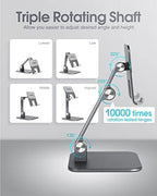 elitehood Aluminum iPad Stand for Desk, Ultra-Stable iPad Holder Stand - Image 4