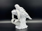 Dragon Headphone Stand and Holder, Gamer Gift, 15" Tall Statue for Gamers (White, Large) - Image 2