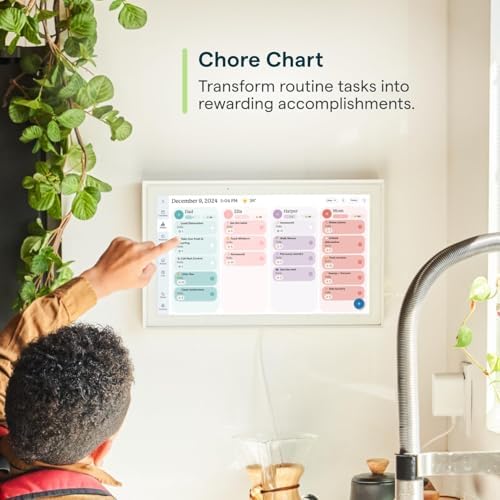 Skylight Calendar – 15" Touchscreen Digital Calendar & Chore Chart, White - Image 4