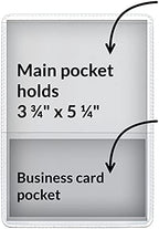 StoreSMART® - White-Back Auto Insurance & ID Card Holders - 100 Pack - RFS20-W100 - Image 2