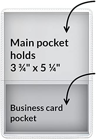 StoreSMART® - White-Back Auto Insurance & ID Card Holders - 100 Pack - RFS20-W100 - Image 2