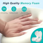 Seat Cushion for Office Chair, Ergonomic Cushion with Lumbar Support Pillow - Image 4