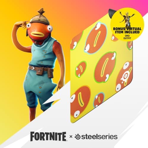 SteelSeries QcK Cloth Large Gaming Mousepad - Fortnite Fishstick Edition - Image 2