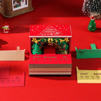 2027 3D Paper Carving Desk Calendar With LED Light (Christmas Arch) - Image 2