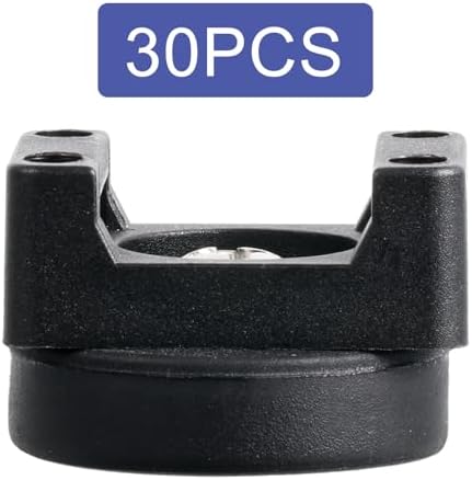 Yookeer 30 Pcs Magnetic Zip Tie Mount Cable Clips Black, 22 mm - Image 5