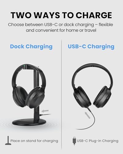 Avantree Aria Aura T – Auracast & Bluetooth Headphones for TV & Public - Image 4