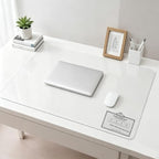 Clear Office Desk Mat, 21.7x55.1in - Plastic, Anti-Slip 3mm by ACFBGFV