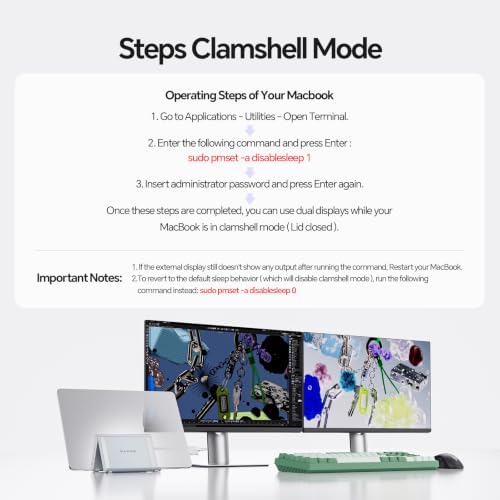MacBook Docking Station Dual Monitor 4K@60Hz for MacBook Pro/Air M4/M5 - Image 5