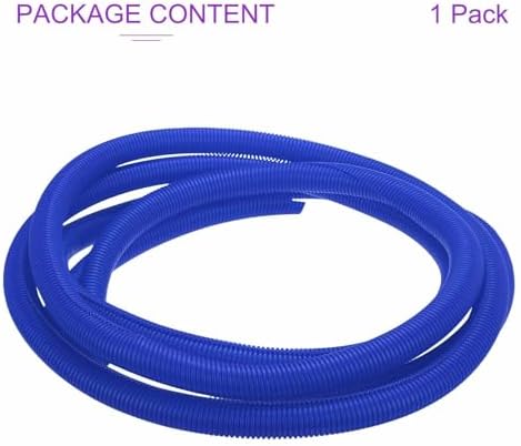 DMiotech 20ft Wire Loom Split Tubing 1 1/4 Inch(31.8mm) ID Blue - Image 5