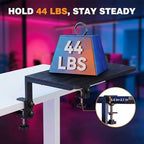 Clamp-On Desk Extender, 15 x 9.5 Inch Monitor Riser - Image 4