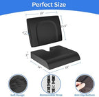 Wheelchair Cushions, 18''x16''x 3'' Gel Wheelchair Seat Cushion with Lumbar Pillow, (2-Piece Set) for Relieve Sciatica, Back, Coccyx, Pressure Sore, Pressure Relief, with Anti-Slip Cover, Strap - Image 7