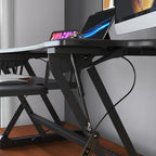 Mount-It! Standing Desk Converter 48" Wide Sit Stand Extra Large Desk Riser - Image 6